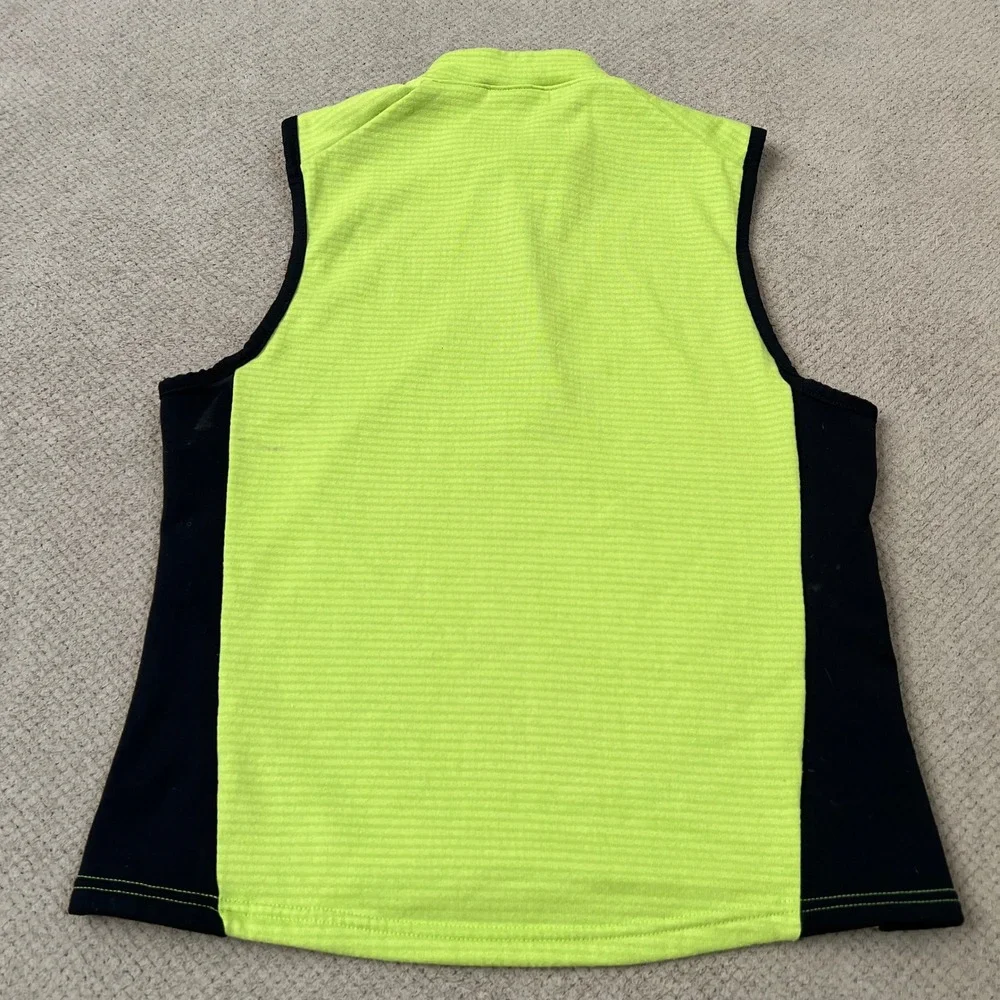 Vintage 2000s Patagonia R1 Polartec Regulator Fleece Vest Lime Green Black S